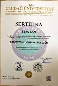Profesyonel Öğrenci Koçluğu Sertifikası